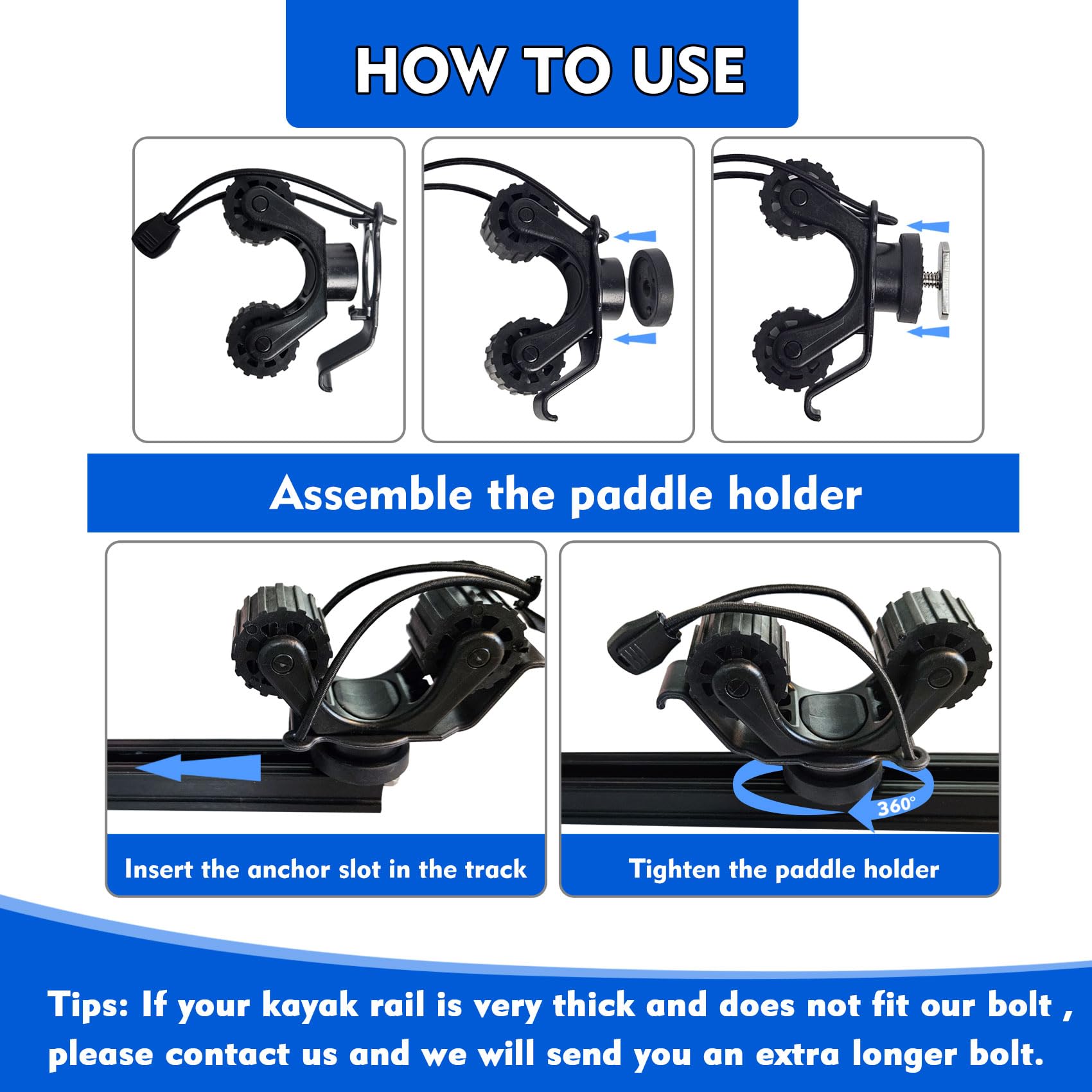 Soporte de paleta para riel de - Fishing Kayak Cart reseña y precio
