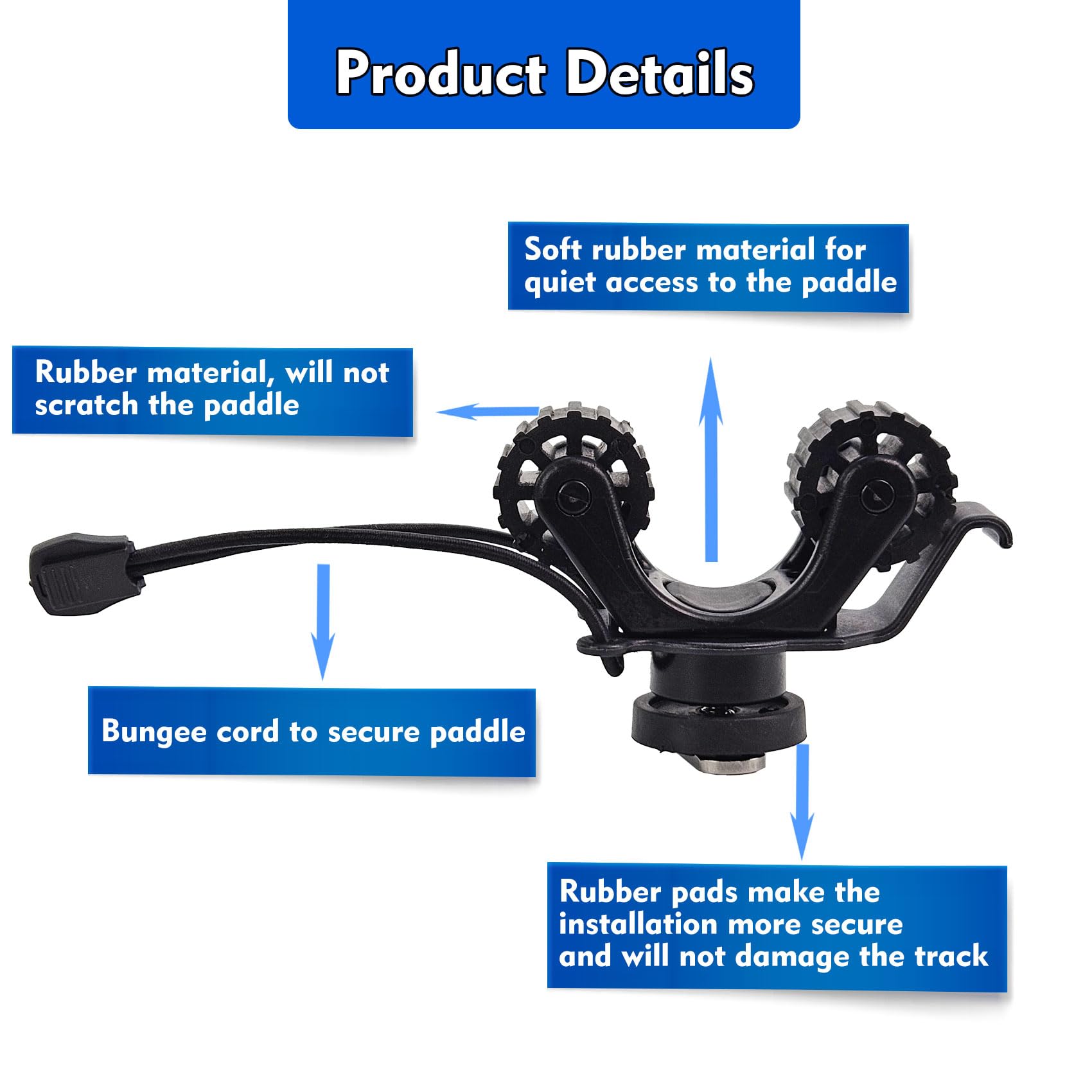 Soporte de paleta para riel de - Fishing Kayak Cart reseña y precio